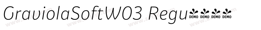 GraviolaSoftW03 Regu字体转换